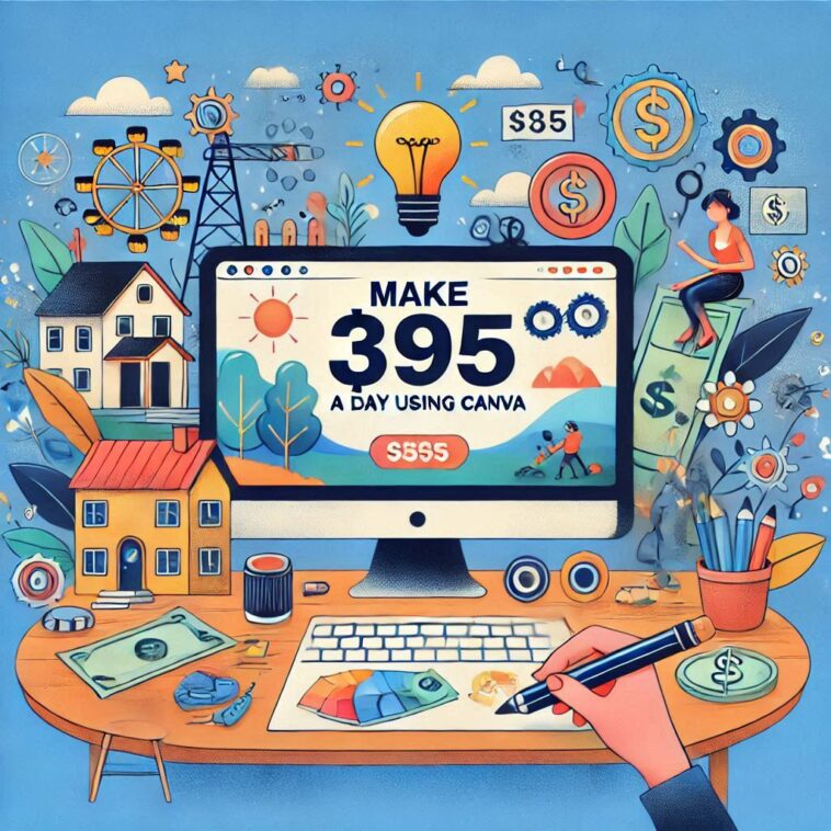 earning money using canva